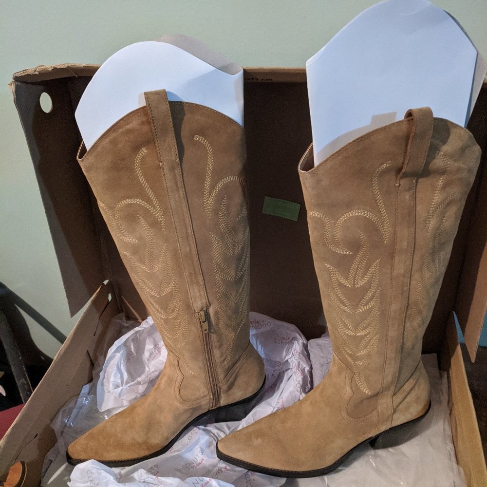 Coconuts by Matisse Tan "Agency" Boots Sz 8.5 - NIB